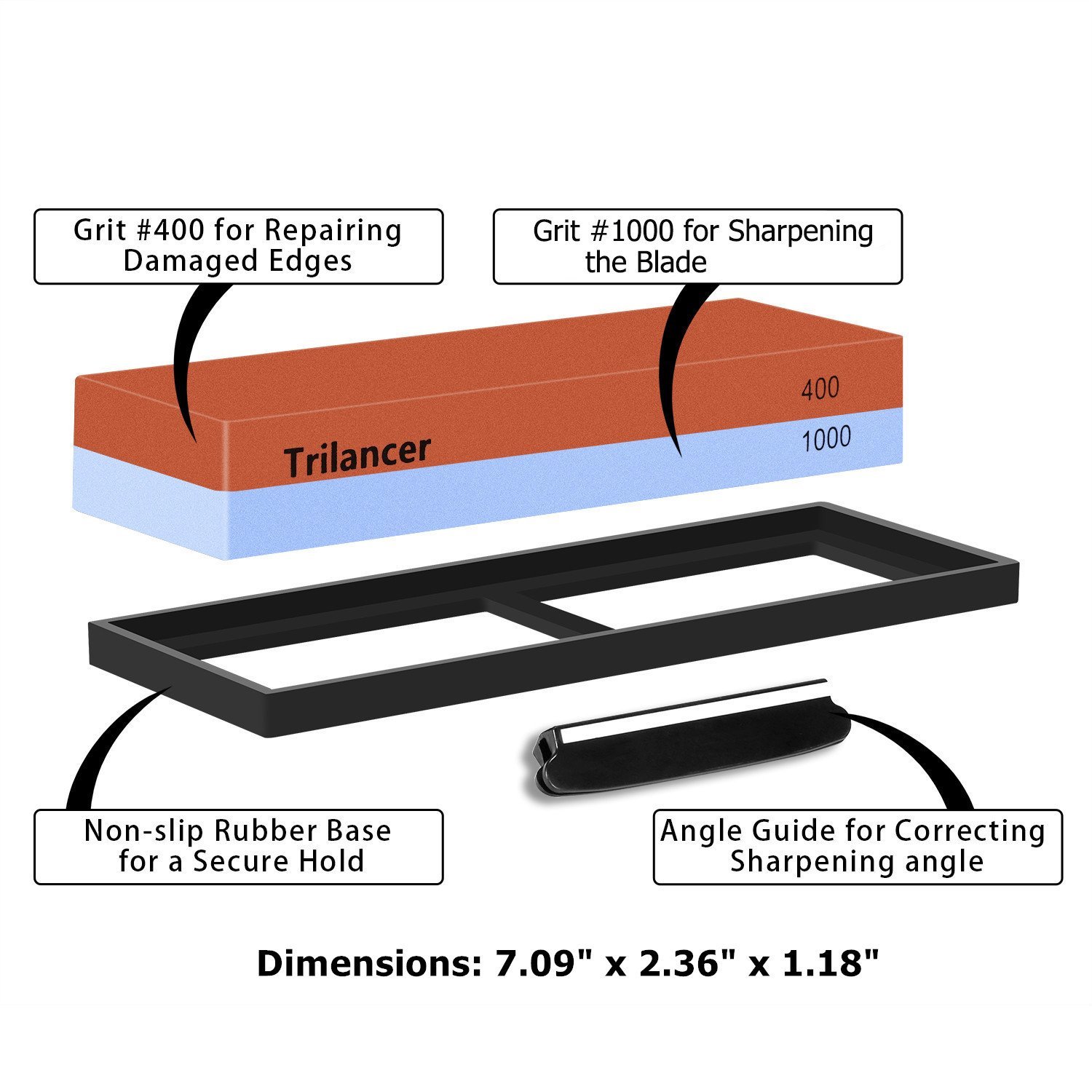 Razorri Solido Angle Guide 2-Double-Sided 400/1000 and 3000/8000