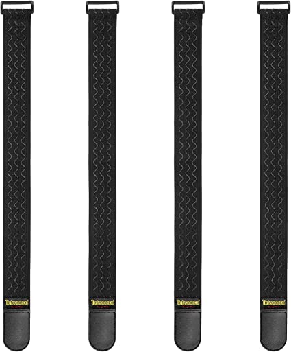 Trilancer Elastic Cinch Straps with Anti-Slip Strips, 24 