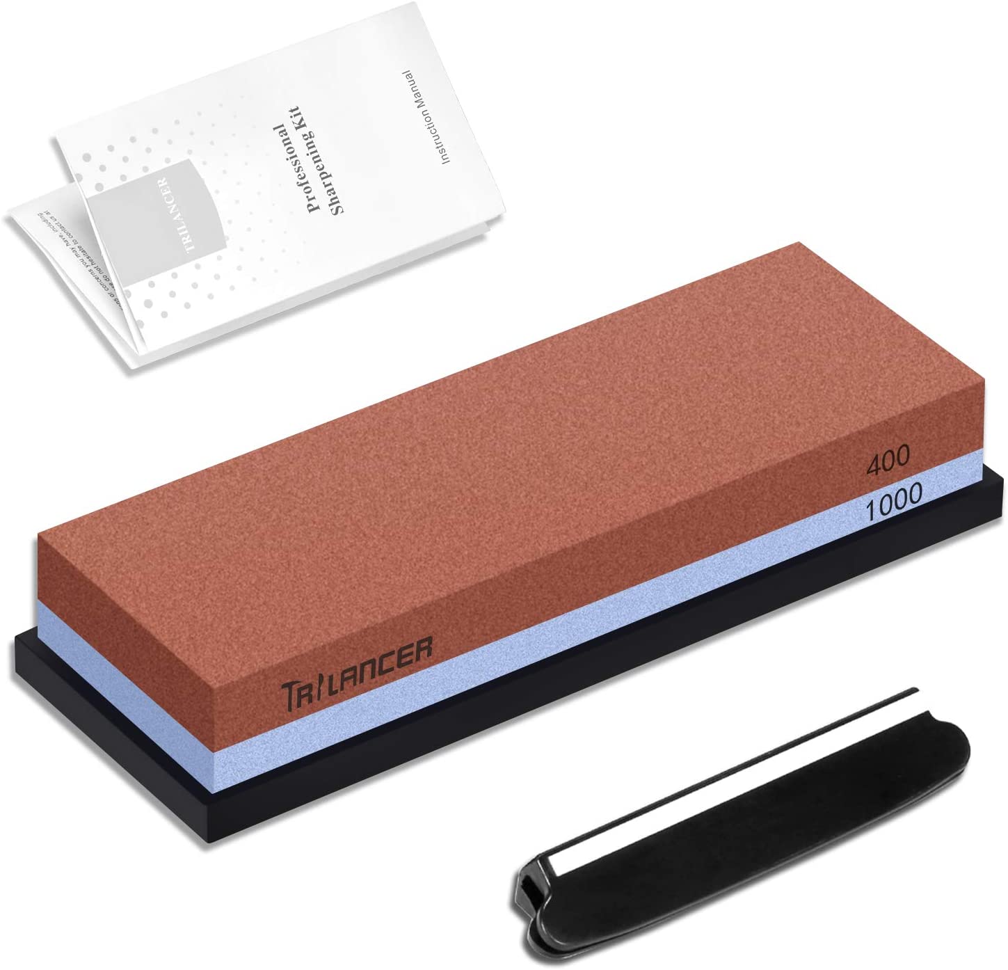 Razorri Knife Sharpening Stone Kit, Double-Sided 400/1000 and 3000