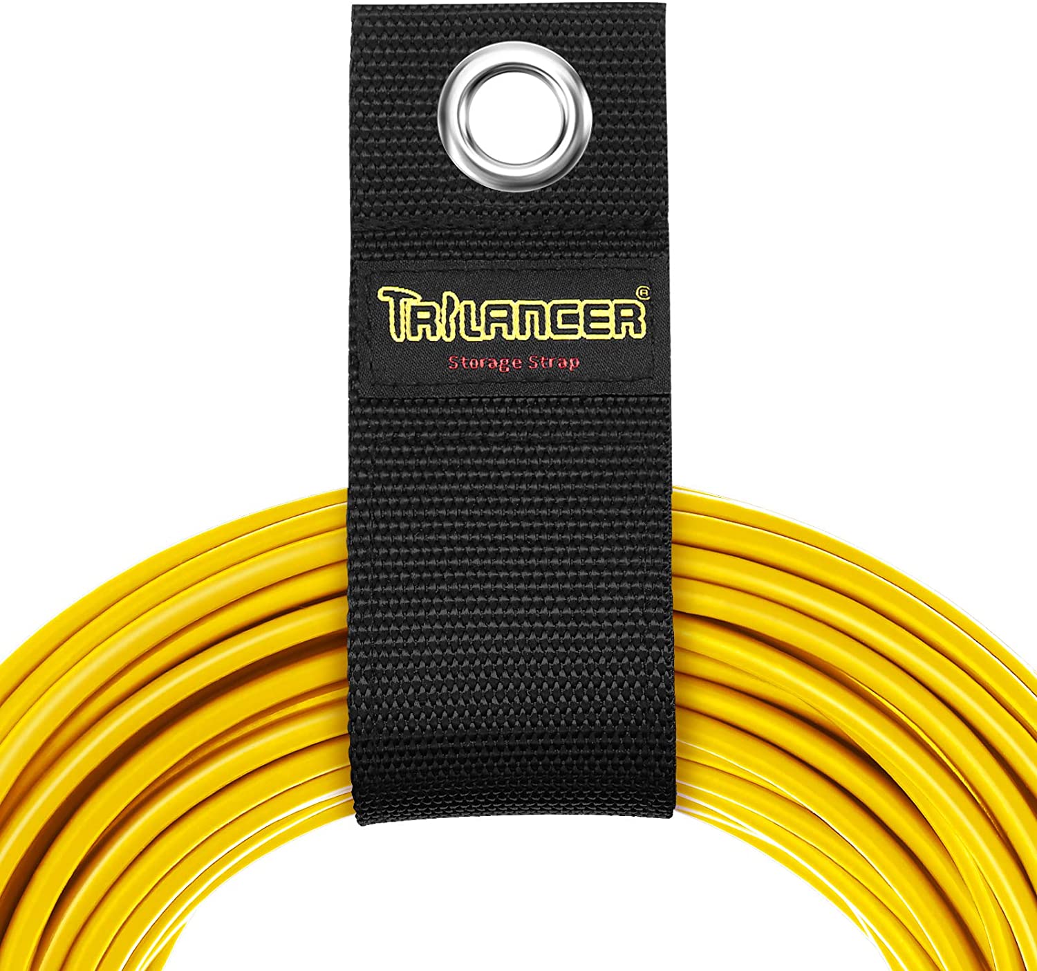 Heavy Duty Storage Straps and Garage Organizer(Assorted 8 Pack), Hook and Loop Extension Cord Organizer, Holder, Cord Wrap, for Hose, Rope, Cables of Home, Basement, RV Workshop, Boat(4L,4XL)