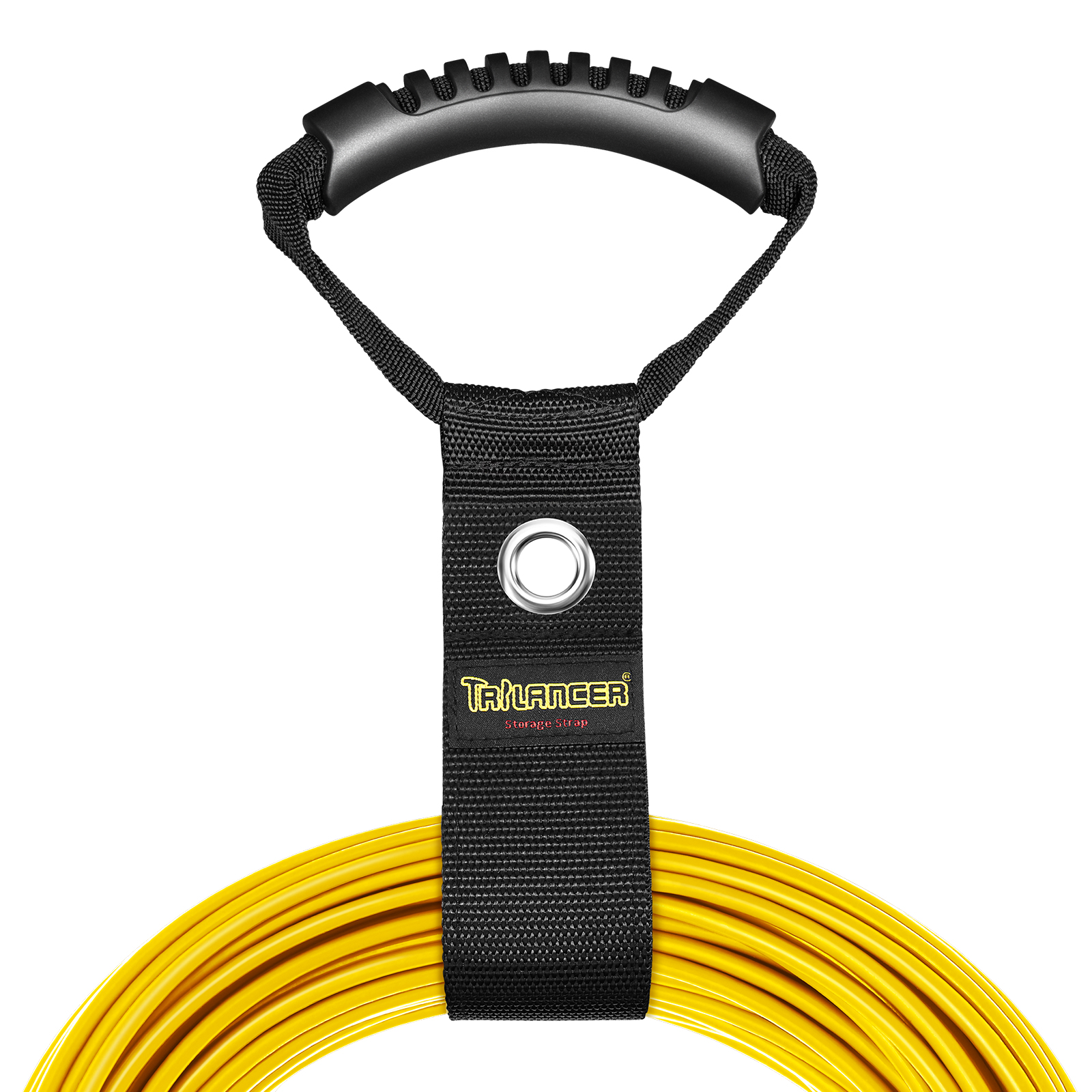 Extension Cord and Hose Organizer(2 Pack) with handle for Garage and Workshop, 55 cm Heavy-Duty Hook and Loop Carrying Strap, Hanger, Cable Organizer and Hanger for Pool&Garden Hoses, Wires, and Cables